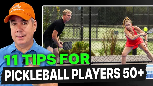 Pickleball tips for players over 50.